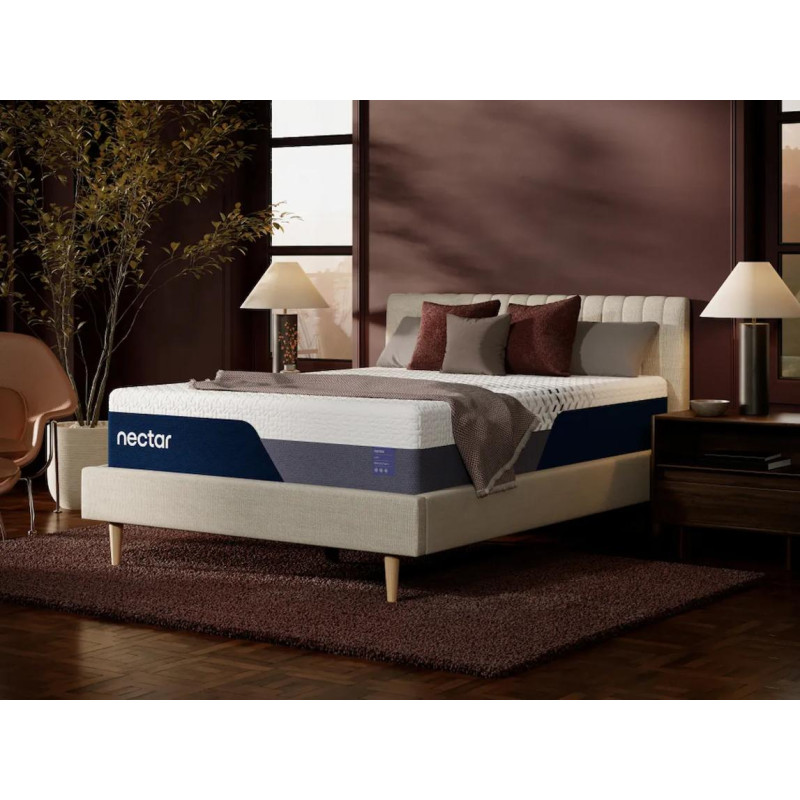 Nectar Luxe Memory Foam King 80x76x14