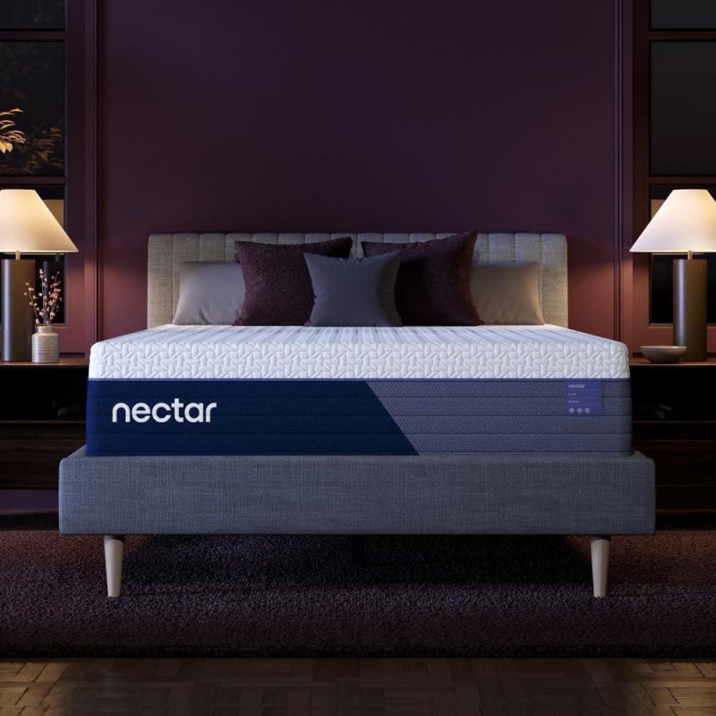 Nectar Luxe Hybrid Queen 80x60x14