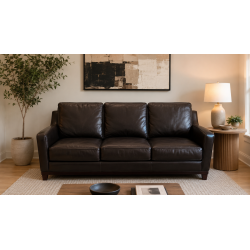 Premium Genuine Leather Sofa by Seven Seas Seating